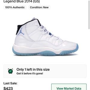 Legend Blue 11’s (GS)